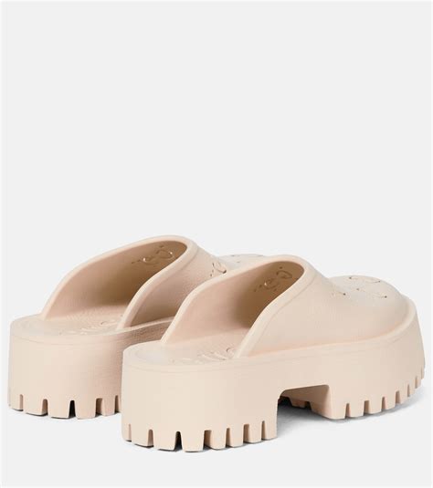 gucci white clogs